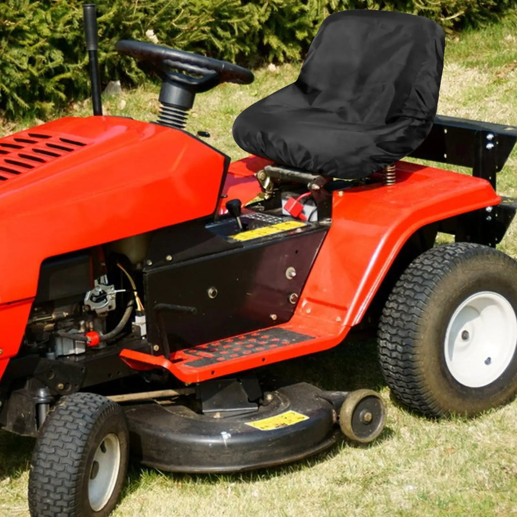 Rainproof Riding Lawn Mower Tractor Seat Cover | Full Coverage Mower Seat Cover Qme