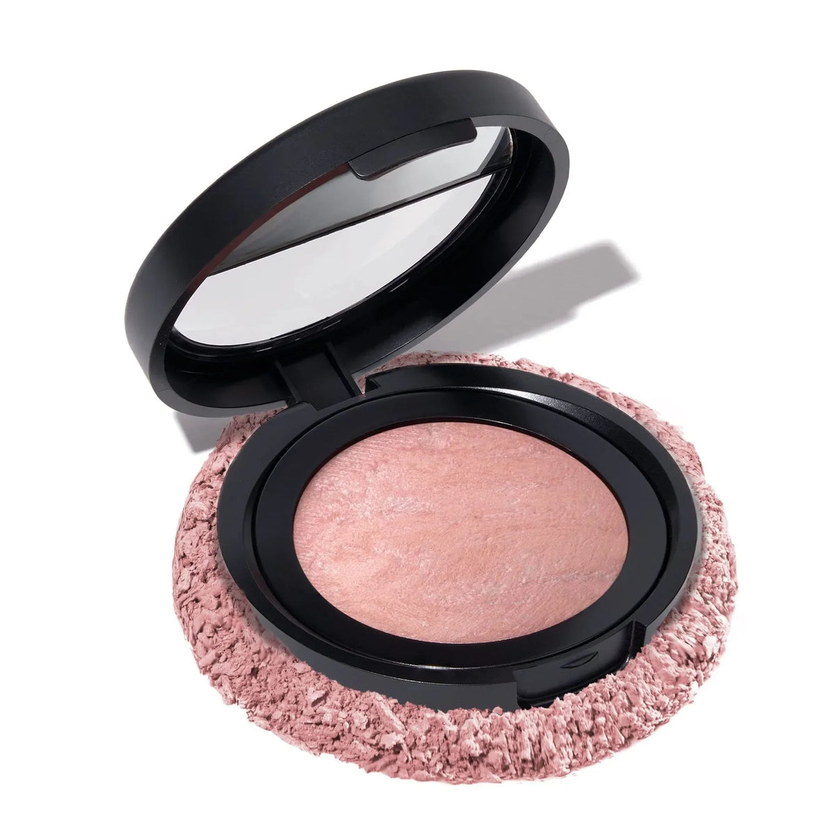 Korean Shimmer Pearl Blush Powder – Natural Face Sculpting Shimmer Blush Powder Qme Pink