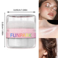 Qme Highlighter Powder with Puff – Face & Body Shimmer Glow Face & Body Highlighter Qme 101
