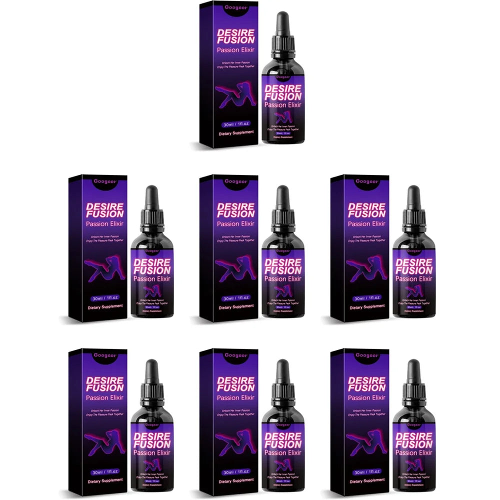 Googeer Passion Elixir Drops 30ml – Herbal Botanical Blend Herbal Wellness Drops Qst 7 bottles 210 ml