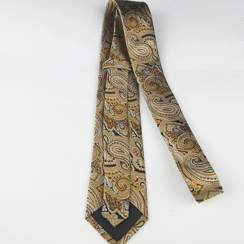 Men's Classical Silk Necktie – Business & Formal Party Tie Silk Necktie Qme