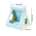 Bird Hammock Nest for Parakeet Cockatiel & Parrot – Cotton Bird Cage Nest Qme Blue China Mainland