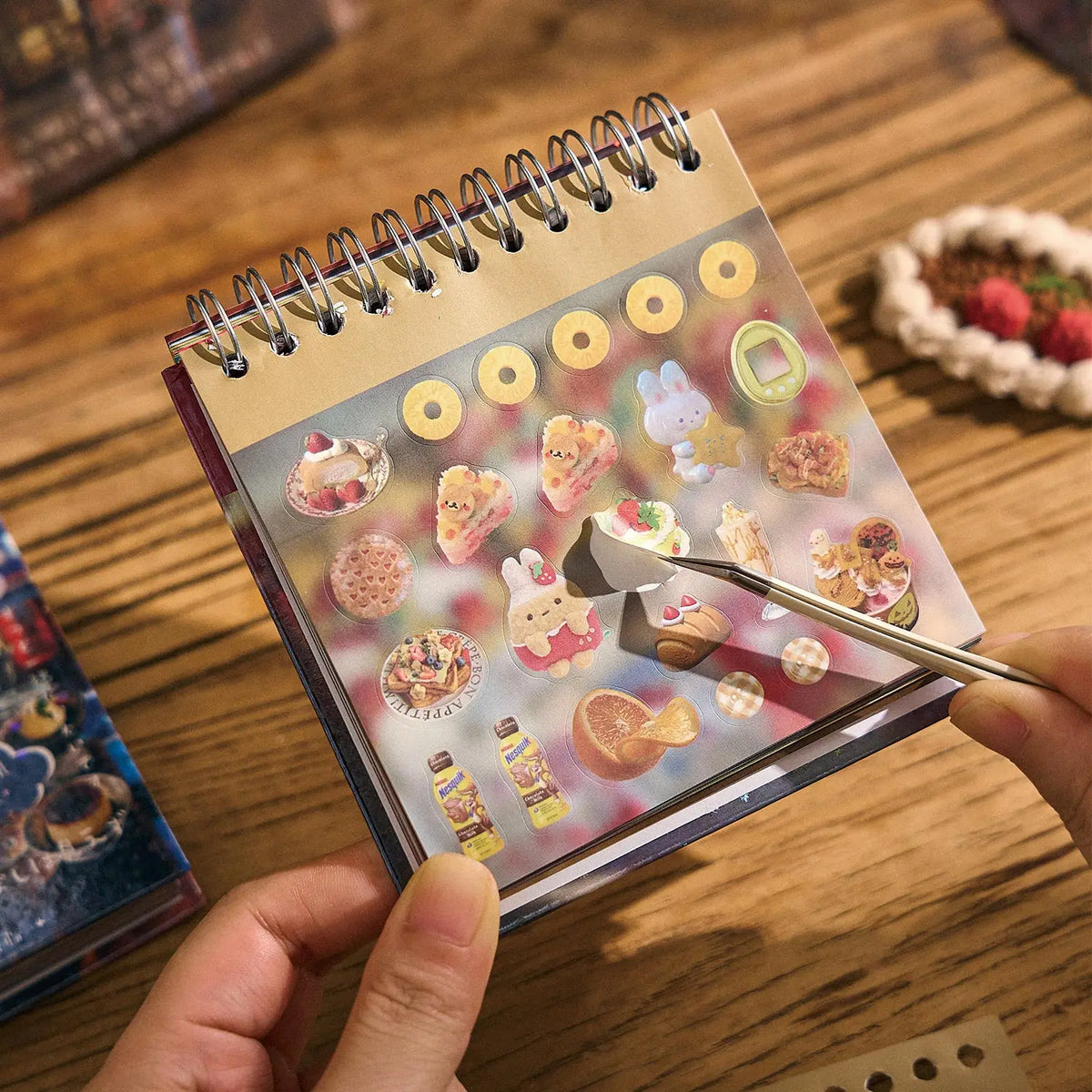 45-Piece Cute Die-Cut Flash Aesthetic Stickers | DIY Scrapbooking Decorative Sticker Set Qme