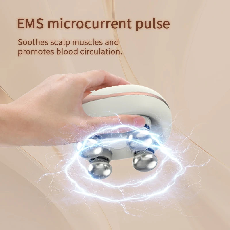 VIMYSHOW EMS Cordless Scalp Massager – IPX7 Waterproof Scalp Massager Qst
