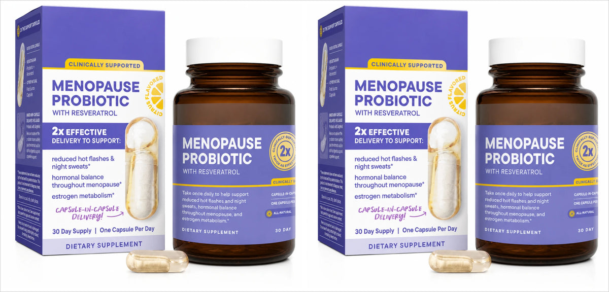 Women's Probiotic with Resveratrol & Omega – 30 Capsules Probiotic Supplement Qst 2bottles 60capsules