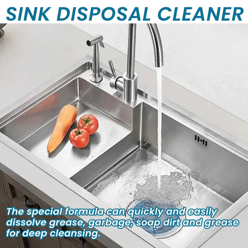 Sink Disposal Cleaner Tablets – Residue & Odor Eliminator Drain Cleaner Tablets Qme