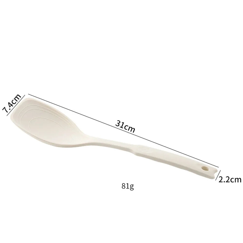 Large Silicone Cooking Spatula Spoon – Non-Stick & Heat Resistant Silicone Spatula Spoon Qme
