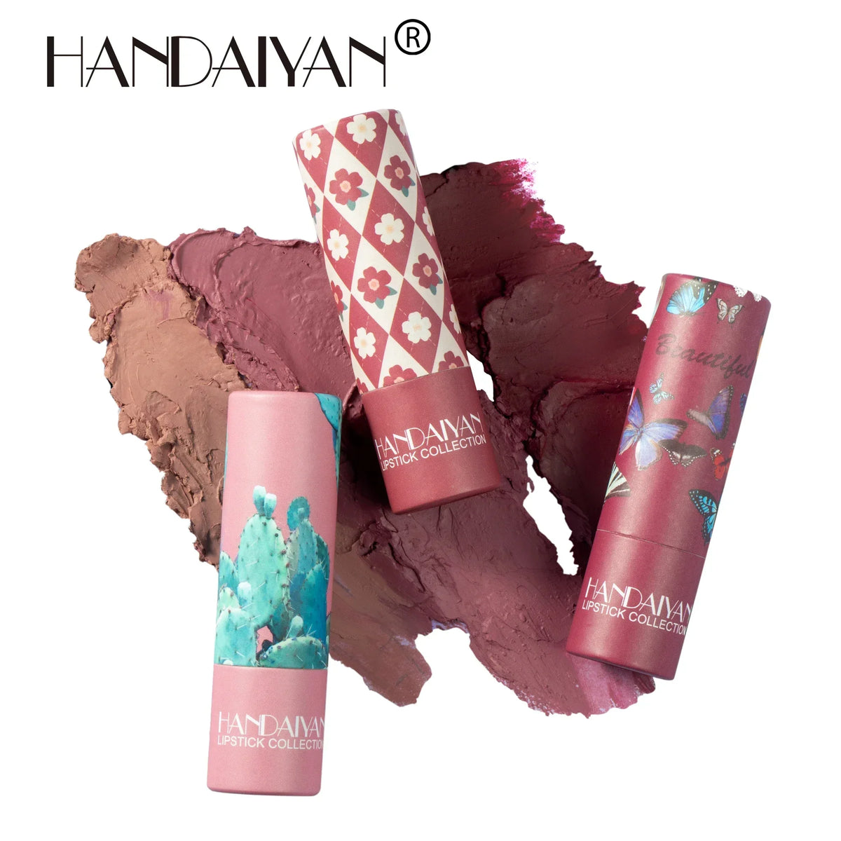 8-Color Matte Velvet Long-Lasting Lipstick | Paper Tube Matte Lipstick Qme