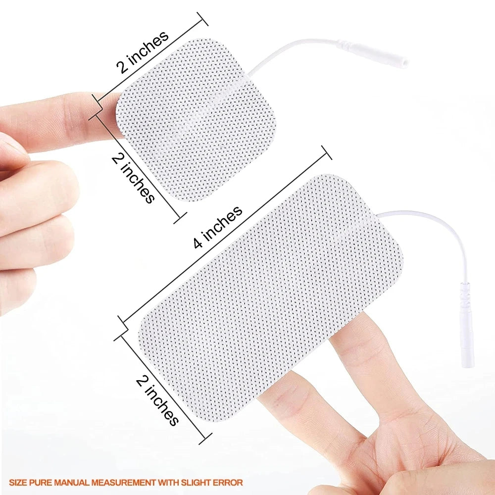 TENS EMS Electrode Pads – Self-Adhesive Replacement Patches Electrode Replacement Pads Qst