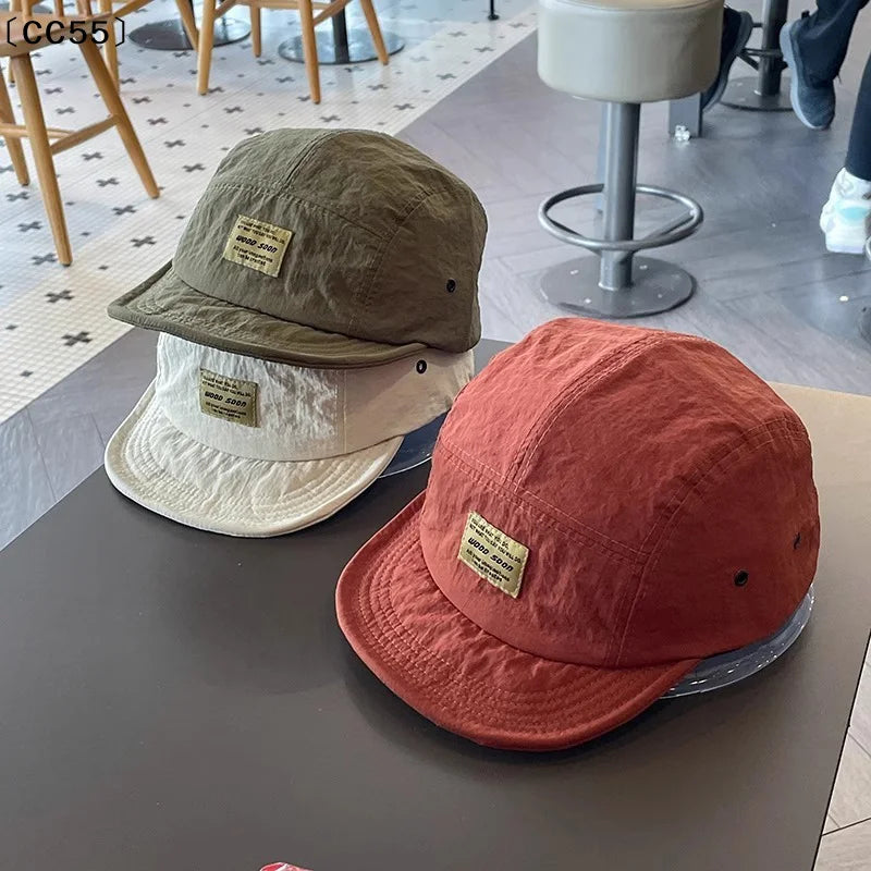 Short Brim Duckbill Cap – Retro Unisex Summer Baseball Hat Baseball Cap Qst