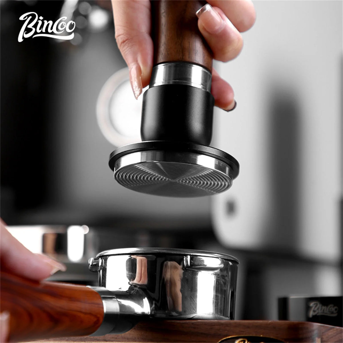 Bincoo 51/58mm Espresso Tamper 30lb Constant Pressure Leveler Espresso Tamper Qst