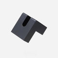 L-Shaped Tissue Box Holder with Phone & Book Stand Tissue Box Holder Qme Black