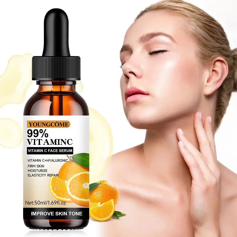 Vitamin C & Hyaluronic Acid Facial Essence Serum | YOUNGCOME Facial Essence Serum Qst