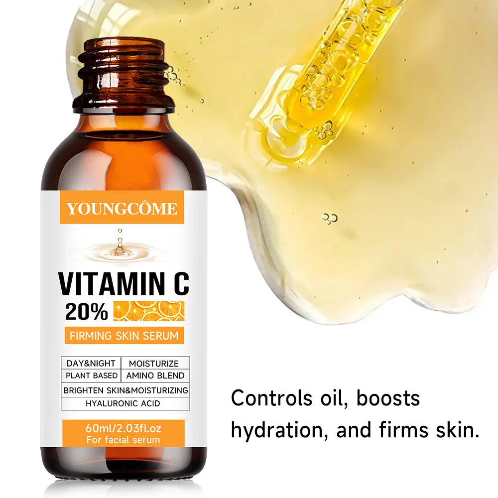 YOUNGCOME Vitamin C Face Serum – Brightening & Firming Vitamin C Face Serum Qst