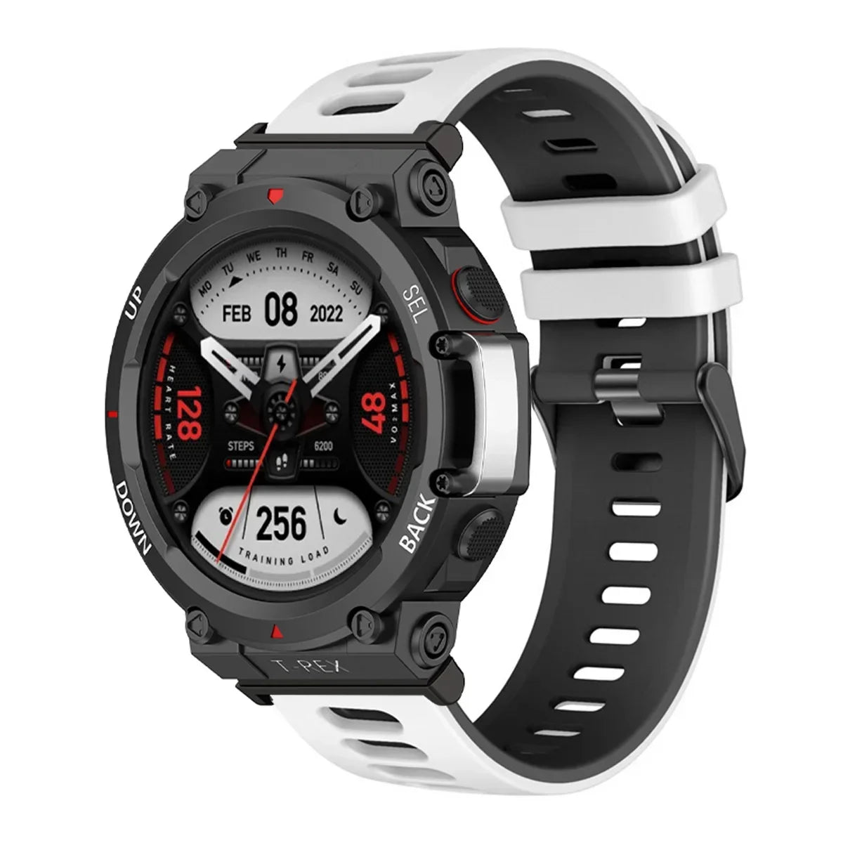 Silicone Sport Watch Band for Amazfit T-Rex 3/2/Pro – 17 Colors Silicone Watch Band Qme