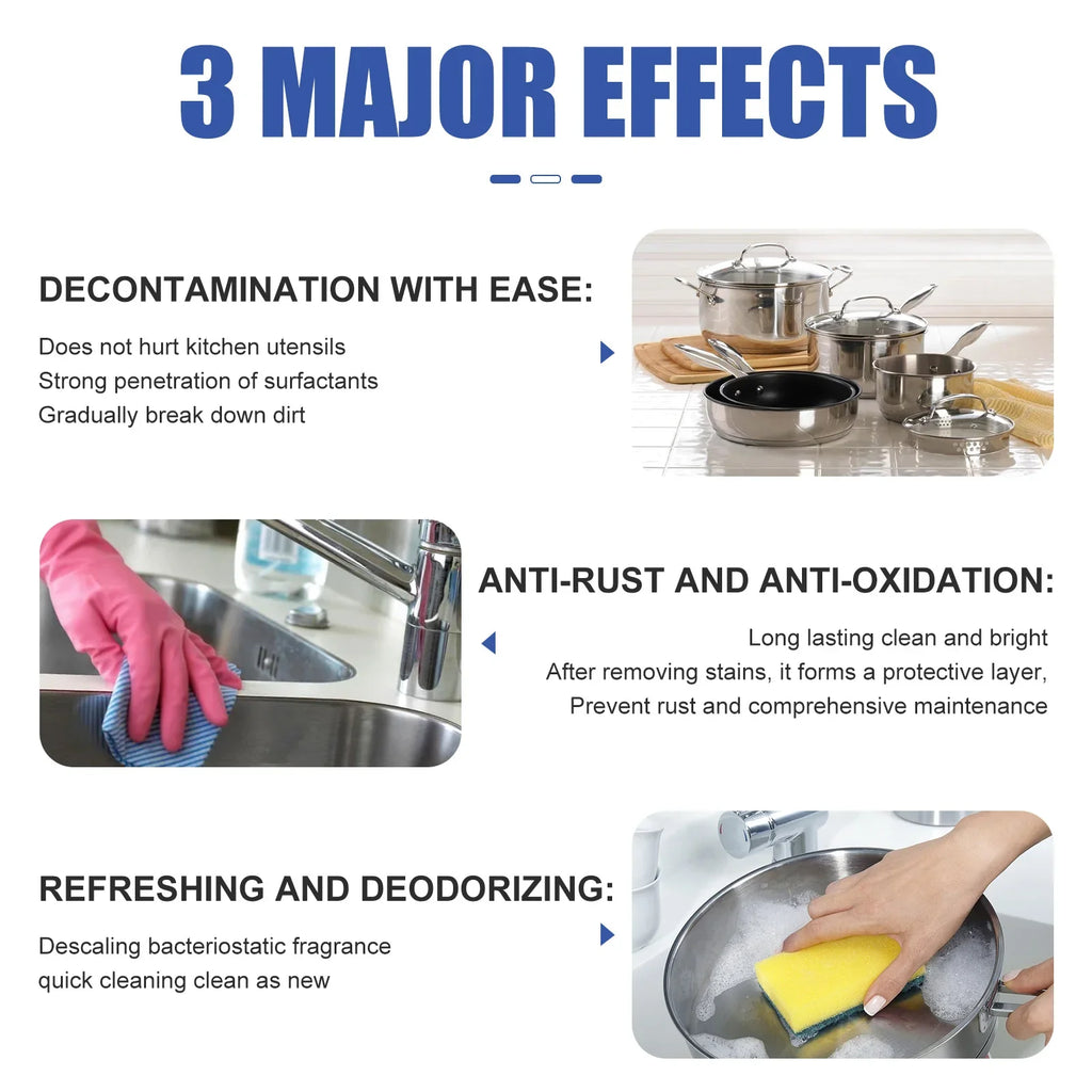 Bubble Cleaner Spray – Kitchen Grease & Oil Stain Remover Foam Kitchen Degreaser Spray Qme