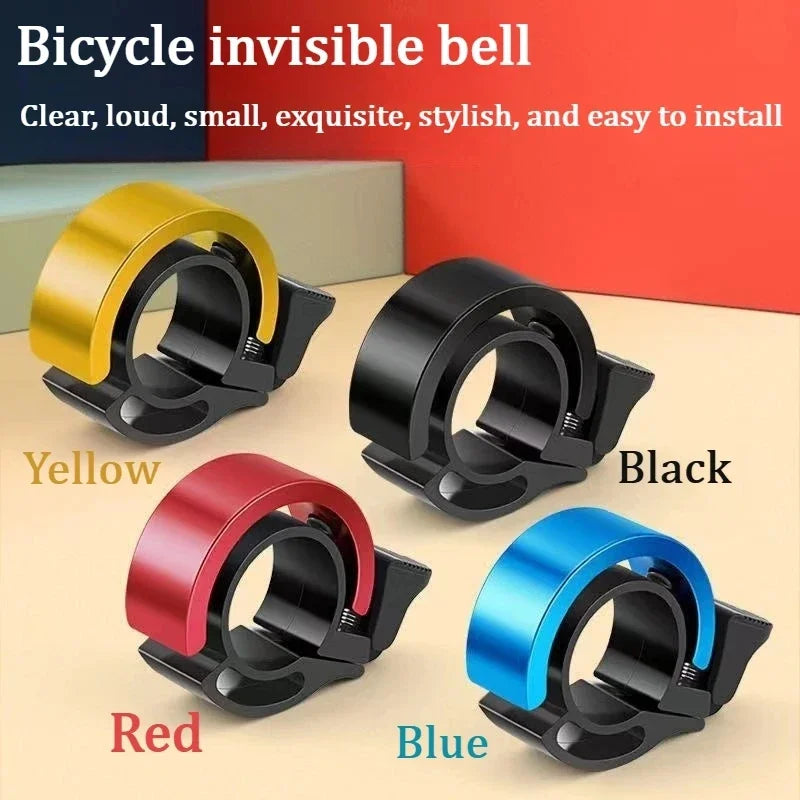 Universal Invisible Bicycle Bell – Loud Aluminum MTB Handlebar Horn Bicycle Bell Qst