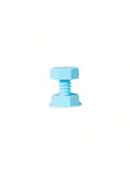 Cute Silicone Screw Hook for Walls & Doors | 3 Colors | Qme Wall & Door Hook Qme blue