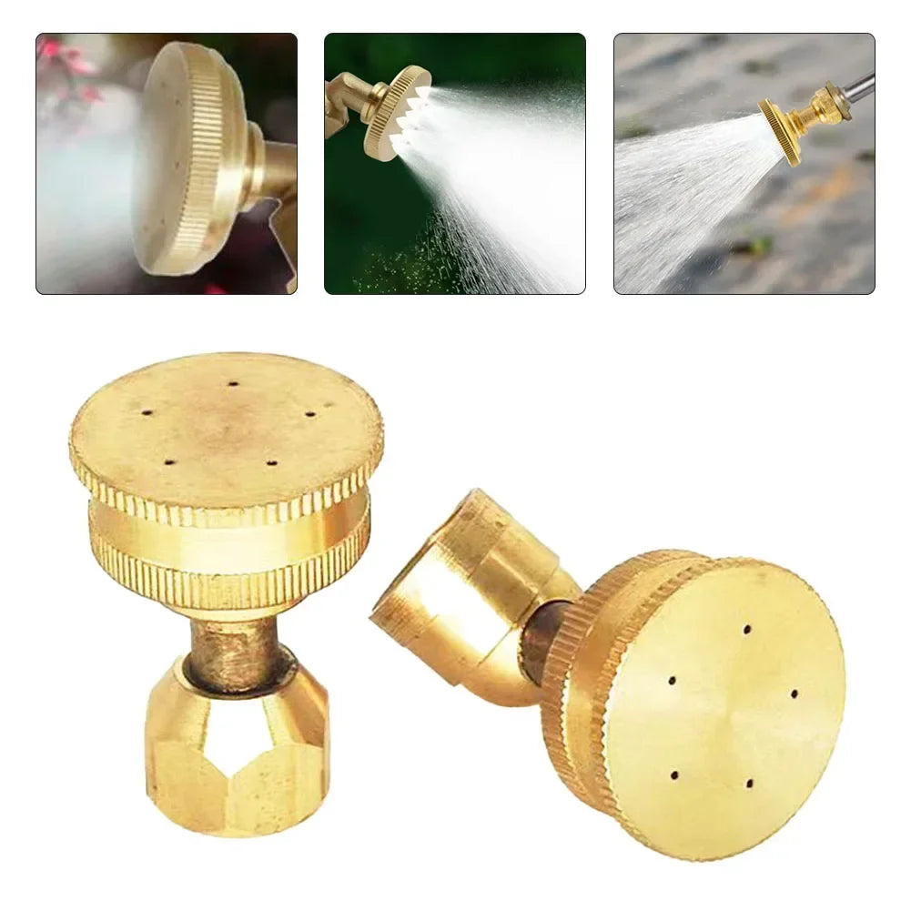 Adjustable 5-Hole Brass Sprayer Nozzle M14 Garden Atomizer Garden Sprayer Nozzle Qme