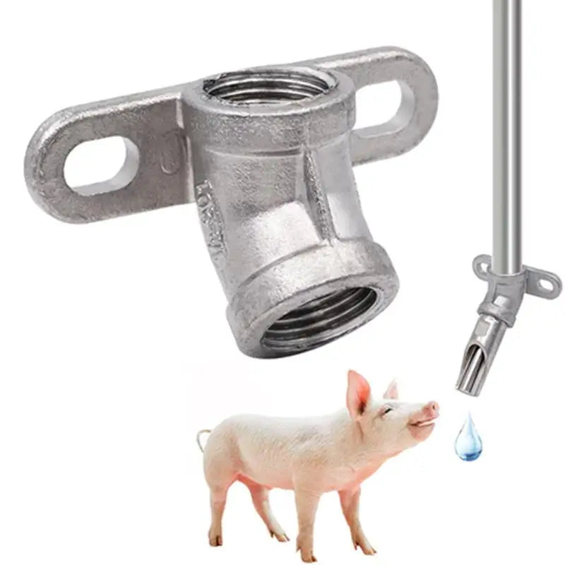 Automatic Piglet Drinker | Threaded Livestock Water Dispenser Livestock Water Drinker Qme