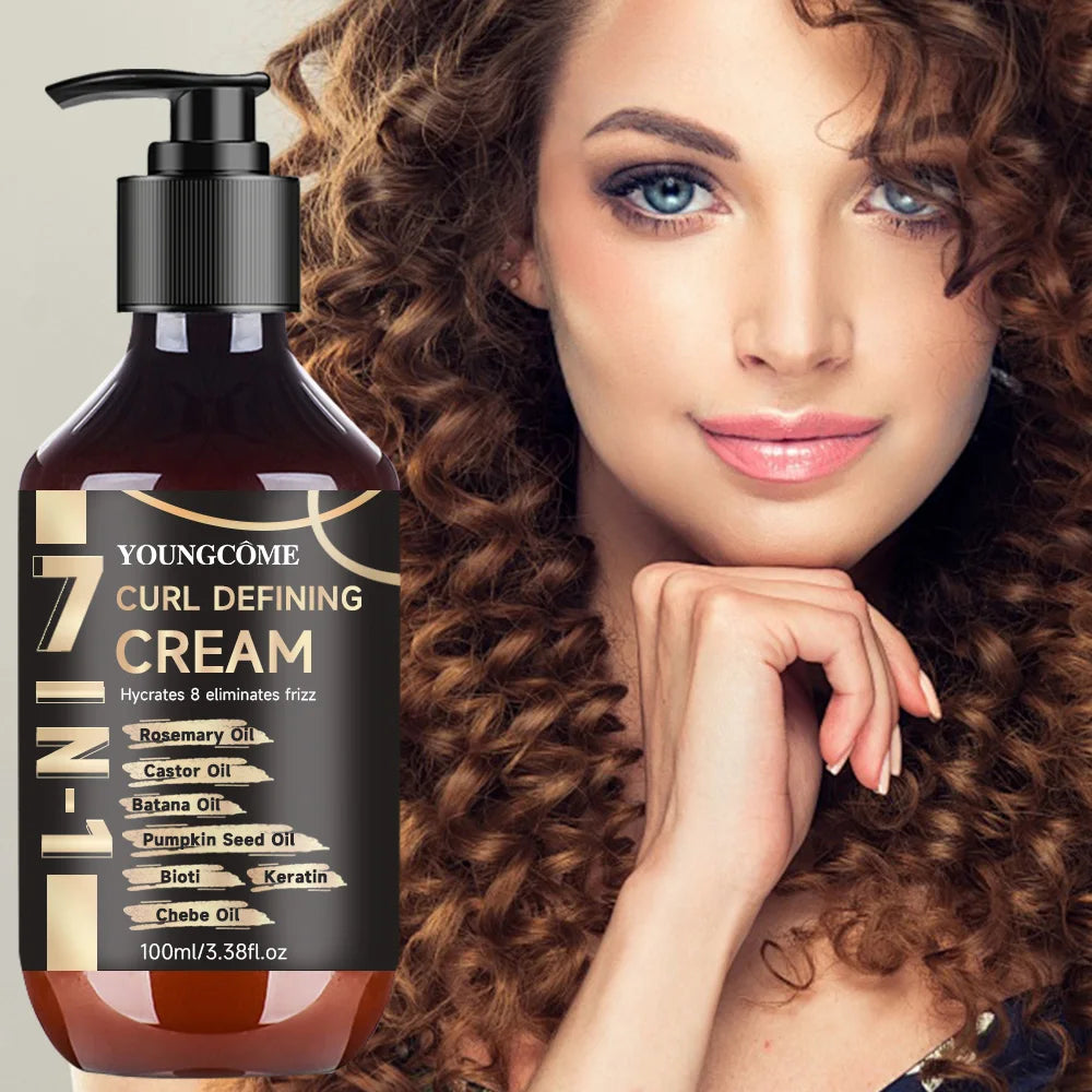 Curl Enhancing Cream – Anti-Frizz Moisture Defining Hair Styler Curl Enhancing Cream Qst
