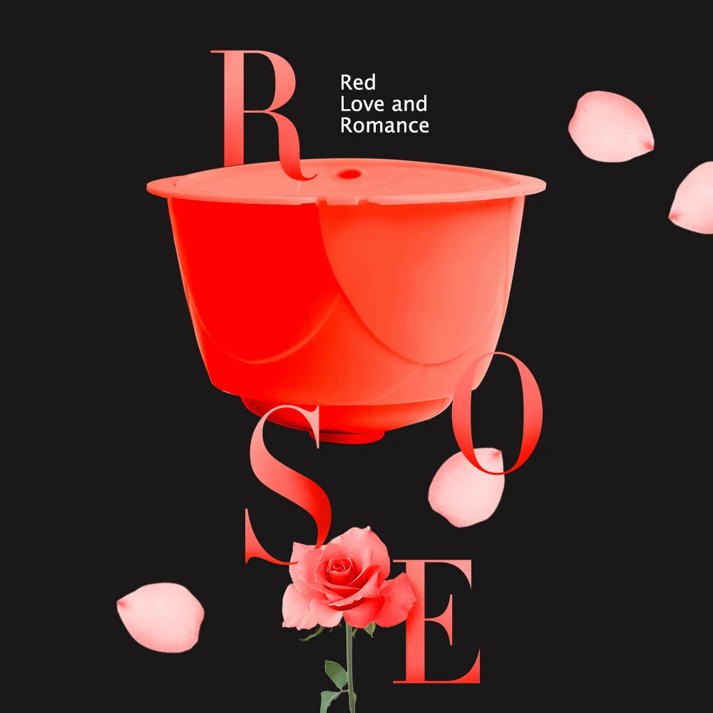 Reusable Dolce Gusto Pods – Refillable Coffee Capsule Filters Coffee Capsule Filter Qst 1pcs-red
