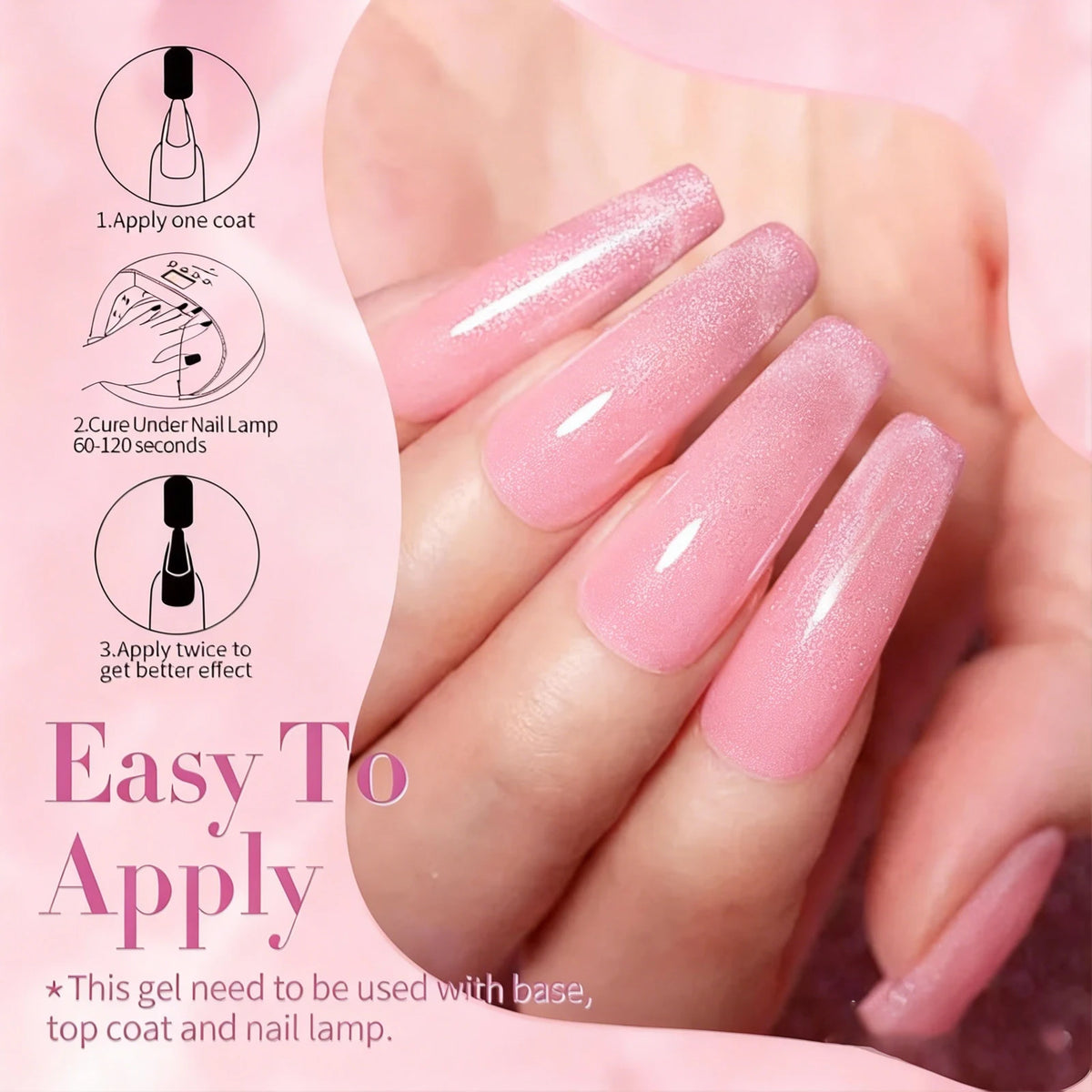 YURHERSU UV LED Gel Nail Polish – Soak Off Semi-Permanent Gel Nail Polish Qst