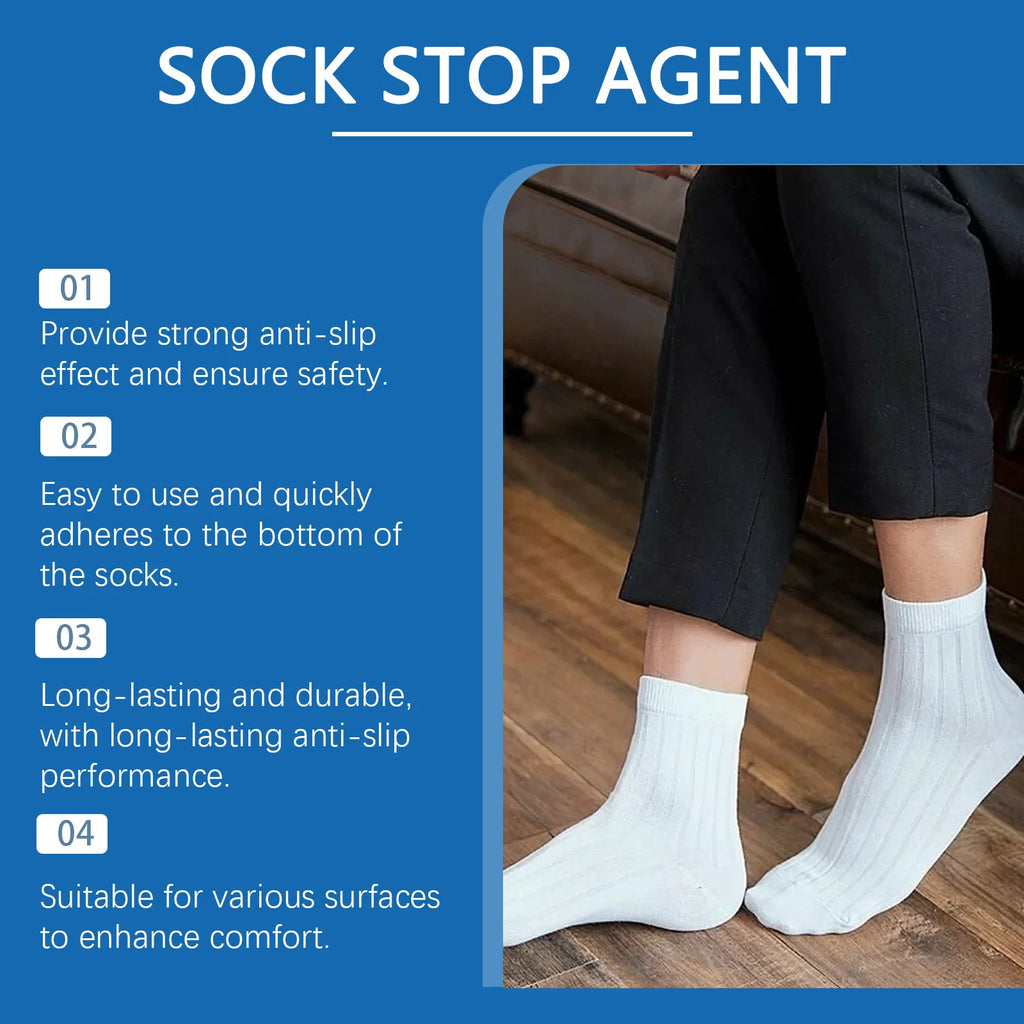 Anti-Slip Sock Stop Glue – Silicone Sole & Heel Protector 50ml Anti-Slip Sock Glue Qst