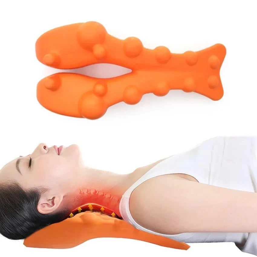 Neck Stretcher Acupressure Massager – Shoulder Support Tool Neck Acupressure Massager Qst