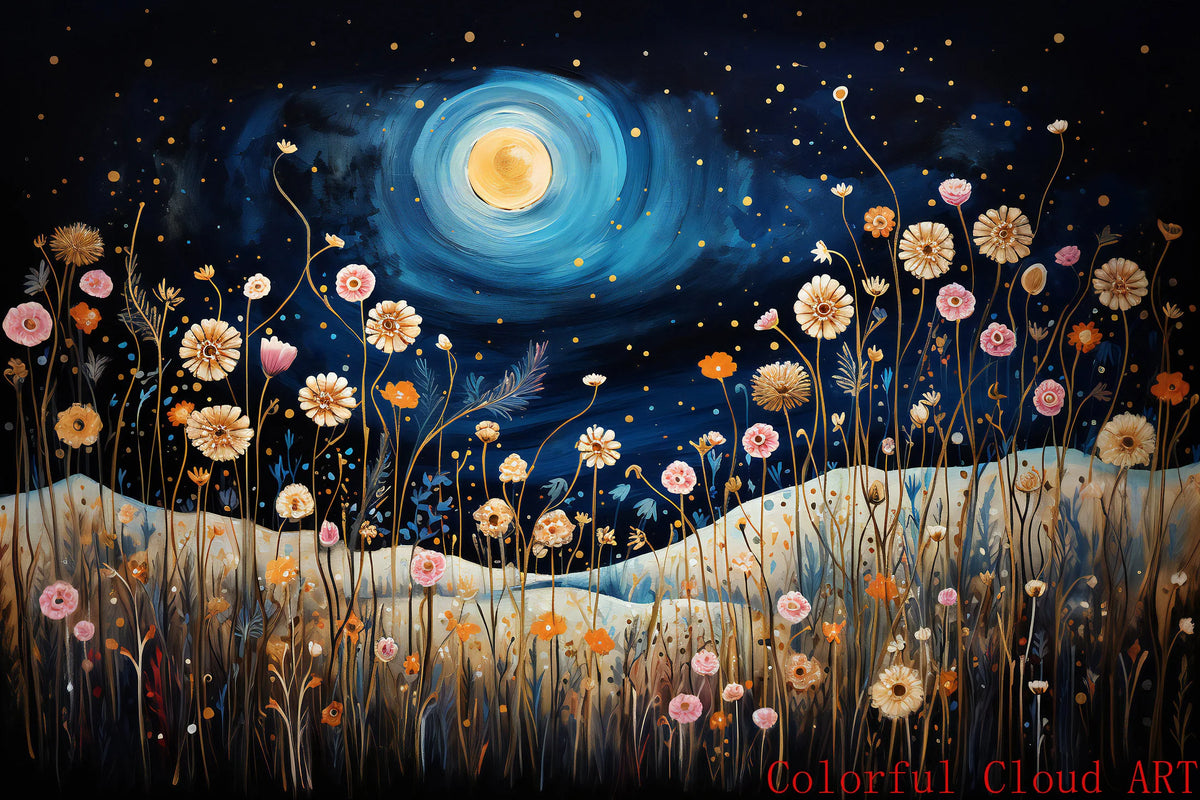 Gustav Klimt Tree of Life Canvas Art Print | Floral Wall Décor Canvas Art Print Qst 4 30x40cm Unframed