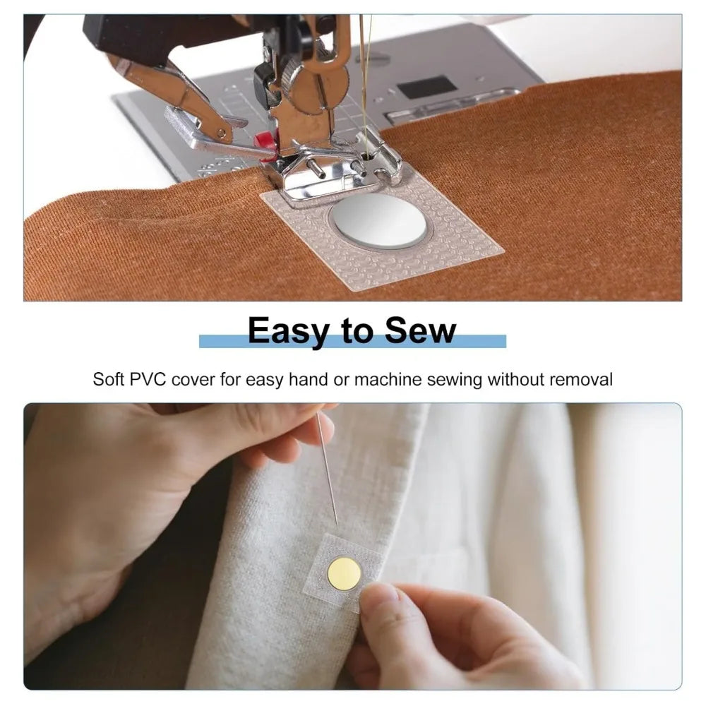 Invisible Magnetic Snap Buttons Hidden Fasteners for Sewing Magnetic Snap Fastener Qme
