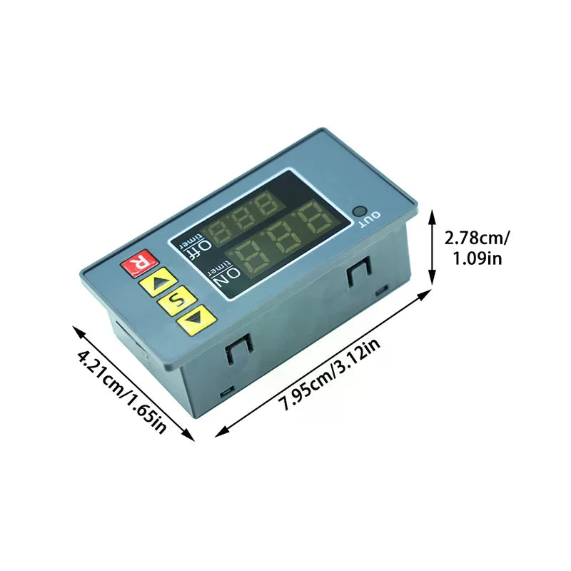 T3231 Cyclic Timing Delay Relay DC 12V 24V AC 110-220V Module Timing Relay Module Qme