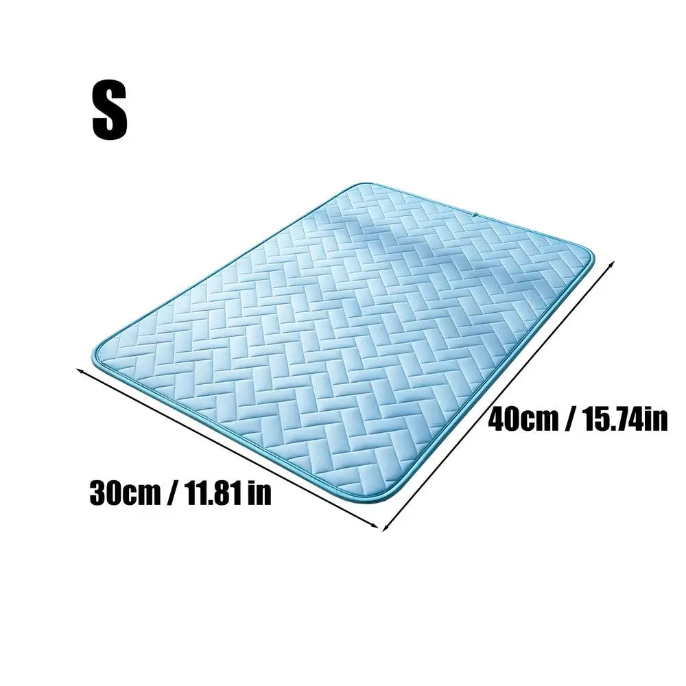Dog Cooling Mat – Cold Kennel Pad for Puppies & Pets Pet Cooling Mat Qme S