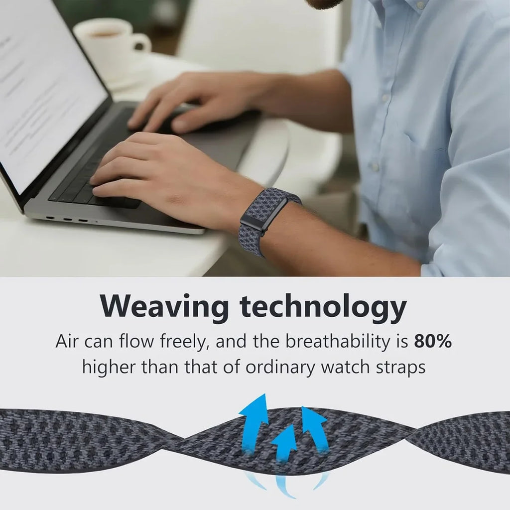 Nylon Replacement Wristband Strap for Whoop 5.0 – Cashmere Watch Band Qme