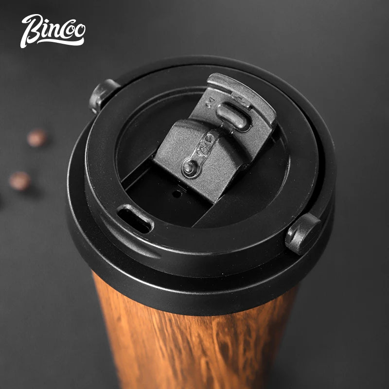 BINCOO 500ml Ceramic Liner Thermal Flask – Insulated Coffee Mug Insulated Thermal Flask Qst