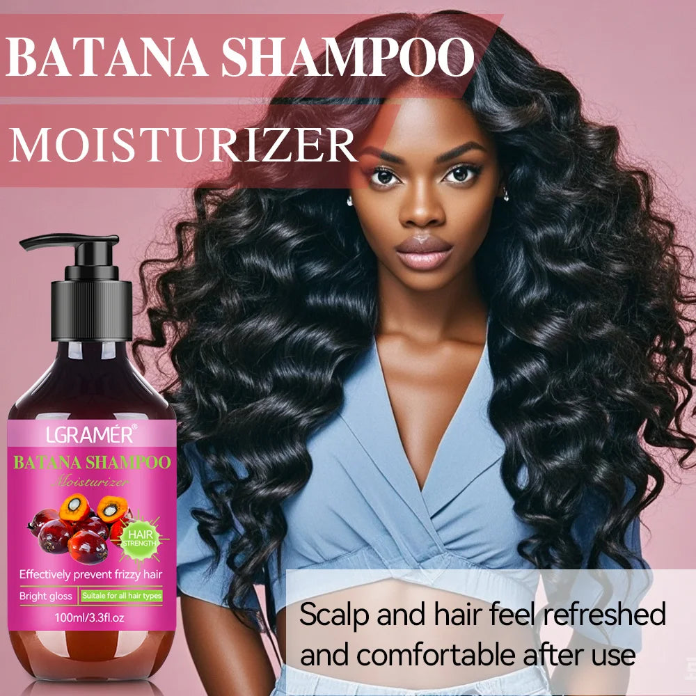 LGRAMER Batana Shampoo – Oil Control & Nourishing for All Hair Nourishing Shampoo Qst