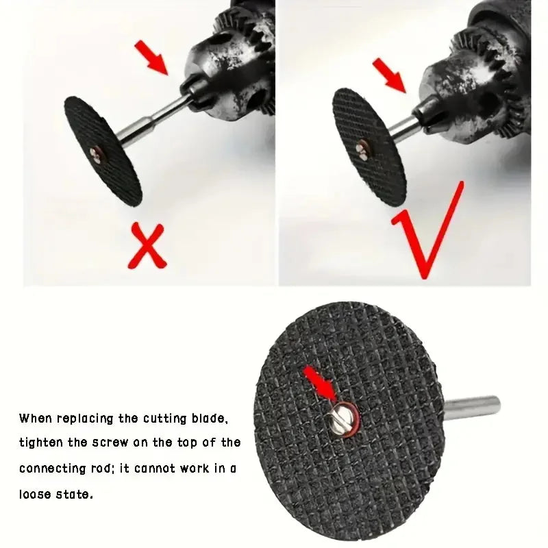 Abrasive Cutting Disc Mandrels & Grinding Wheels for Metal Abrasive Cutting Disc Set Qme