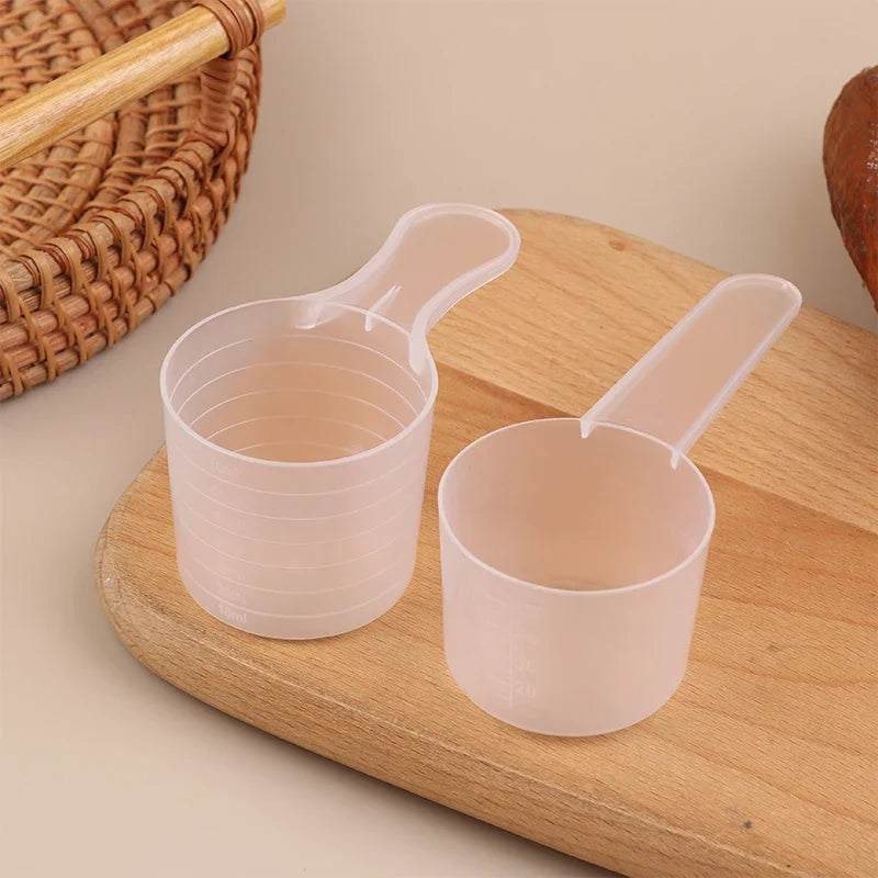 Transparent Graduated Plastic Measuring Spoons 15 25 30ml Set Measuring Spoon Set Qme