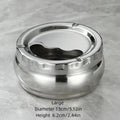 Stainless Steel Windproof Ashtray with Lid – 3 Sizes Windproof Ashtray Qme 14cm Silver