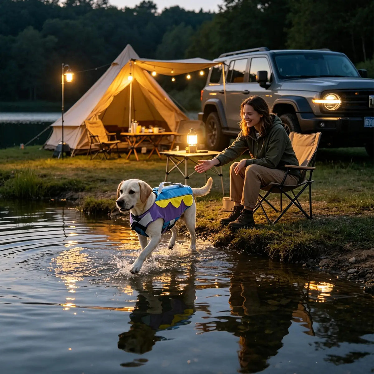 Dog Life Jacket | Breathable Water Safety Swimwear for Dogs Dog Life Jacket Qme