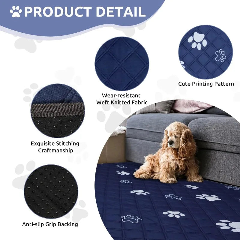 Reusable Dog Training Pee Pad Mat – Washable & Waterproof Dog Training Mat Qme