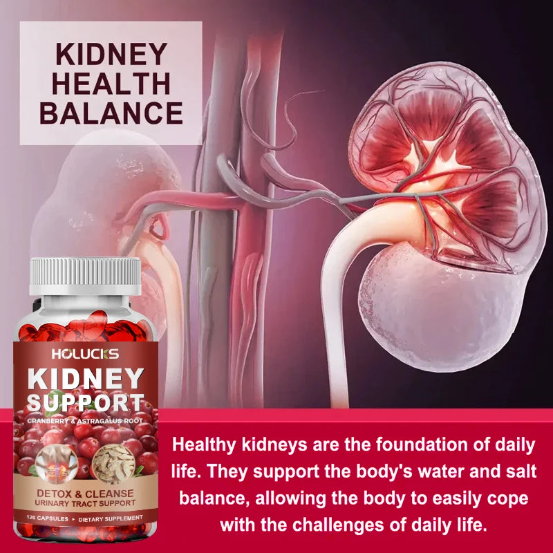 Pure Kidney Support Capsules – Cranberry & Horsetail Herbal Blend Herbal Supplement Capsules Qst