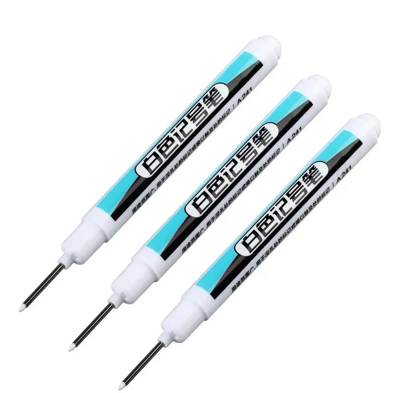 White Permanent Paint Marker Pens | 0.7mm Waterproof Tip Paint Marker Pens Qme 3Pcs-0.7mm