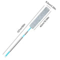 Retractable Flat Duster – Washable Under Appliance Cleaning Tool Retractable Duster Qst Gray