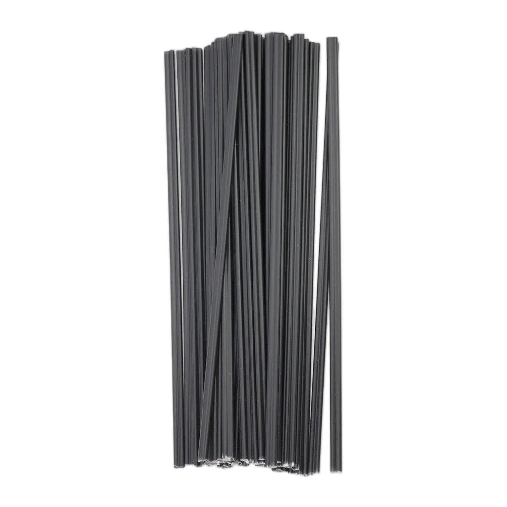 PP Black Plastic Welding Rods – Car Bumper Repair, 40 Pcs Plastic Welding Rods Qme