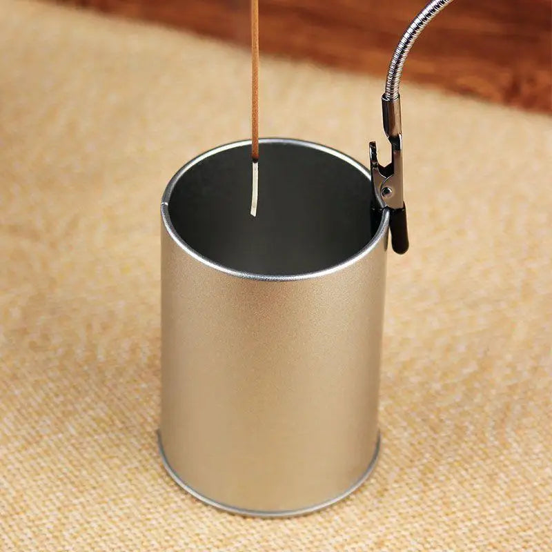 Vertical Incense Bracket Anti-Tilt Double End Clip | Steel Incense Holder Qme