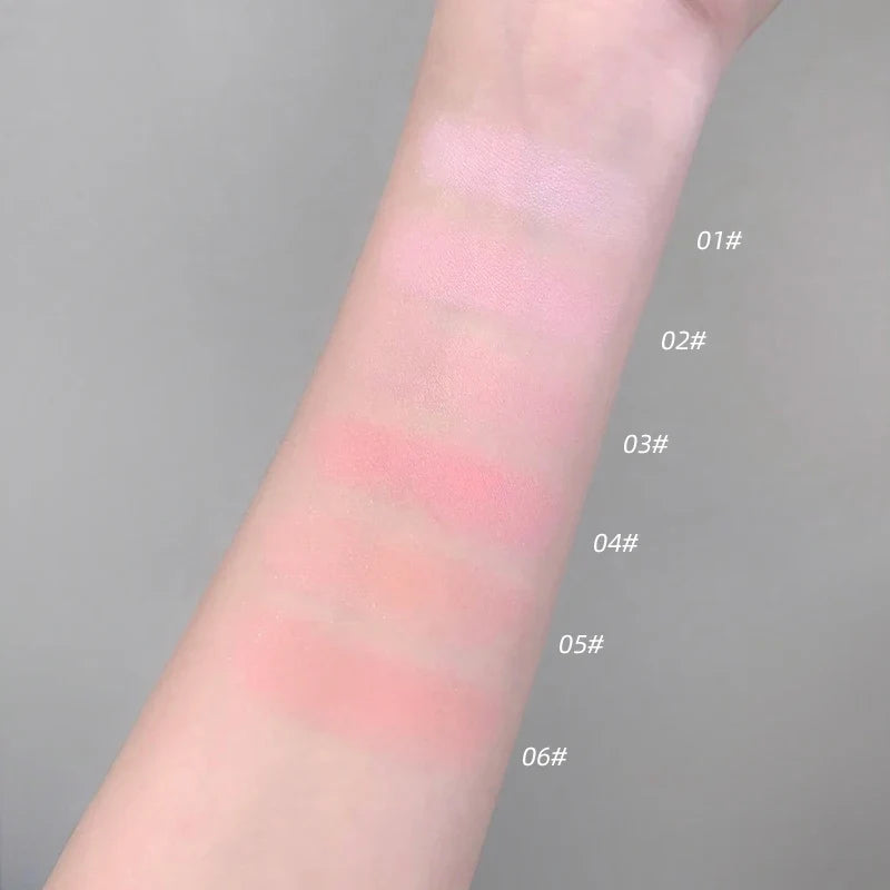 Gege Bear Matte Blush Powder – Natural Finish, Long-Lasting Matte Blush Powder Qme