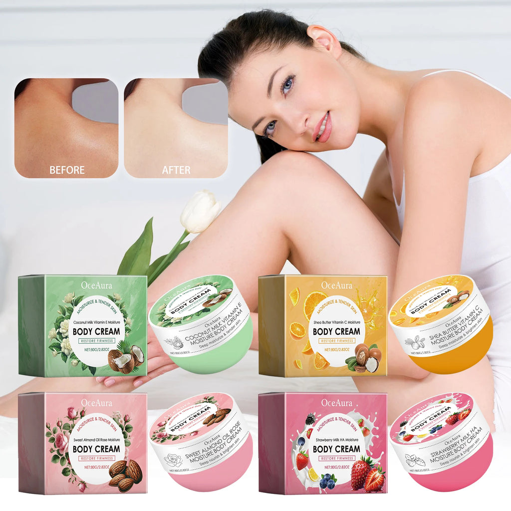 OCEAURA Vitamin C Body Cream – Long-Lasting Moisturizer Body Moisturizer Cream Qst