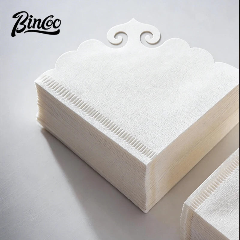 Bincoo V-Shape Pour Over Coffee Filter Papers – Large Size Coffee Filter Papers Qst