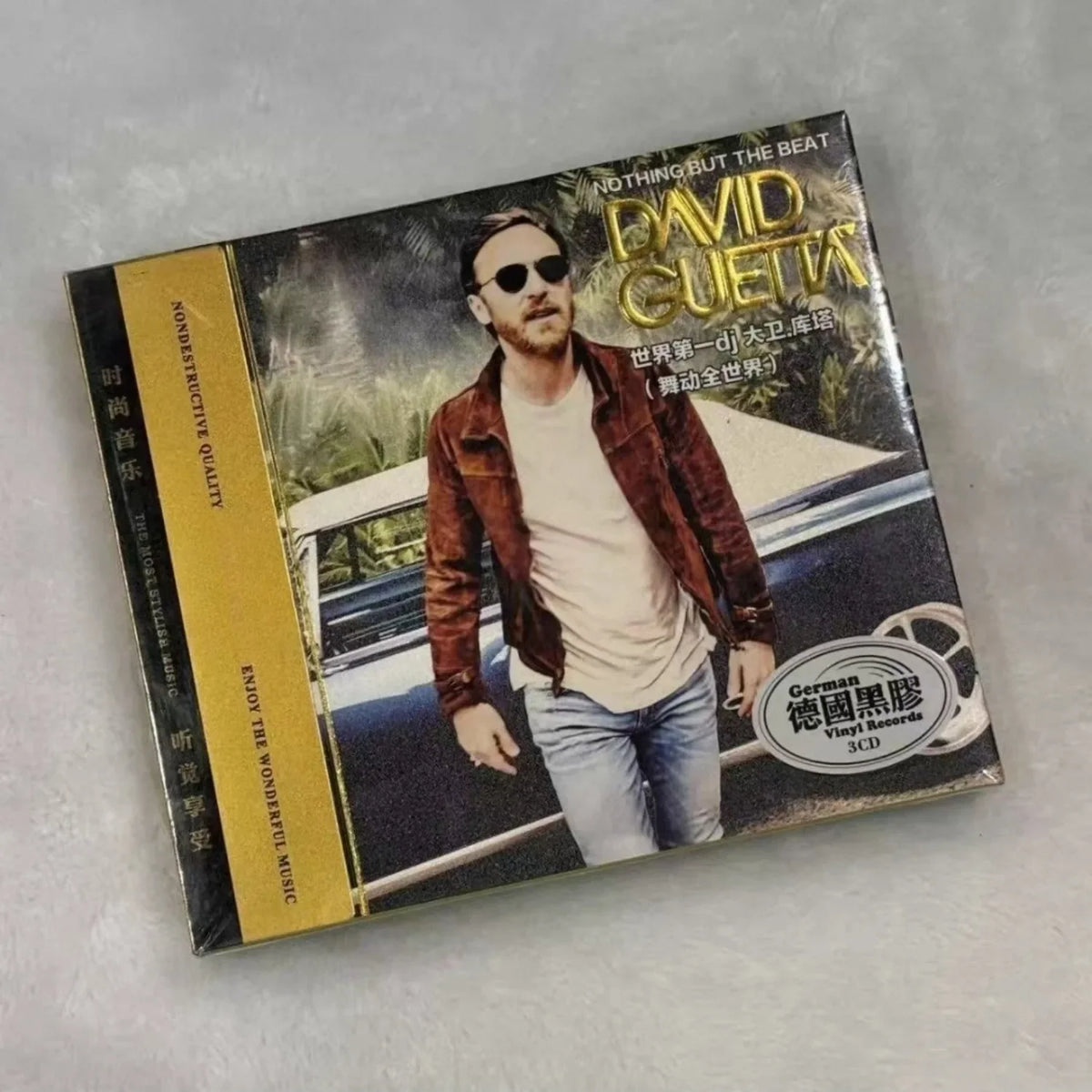European EDM Album Retro Male Portrait CD | HiFi Club Beats Music CD Qme Electronic CD